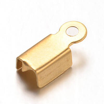 Ion Plating(IP) 304 Stainless Steel Folding Crimp Ends