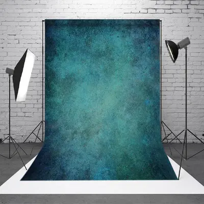 Vintage Abstract Teal Texture Photography Backdrop - Aperturee