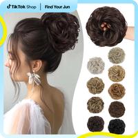 Messy Bun CHAOEE 1Pcs Messy Bun Hair Piece Wavy Curly Scrunchies for Women Elastic Scrunchies Synthetic Chignon Ponytail Hair...