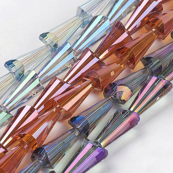 Electroplated Glass Beads Strands