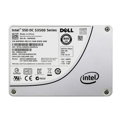 SSDSC2BB800G4R Intel DC S3500 800GB Multi-Level Cell SATA 6Gb/s 2.5-Inch Solid State Drive