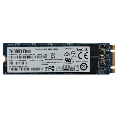 856447-001 HP 128GB Triple-Level Cell SATA 6Gb/s M.2 2280 Solid State Drive