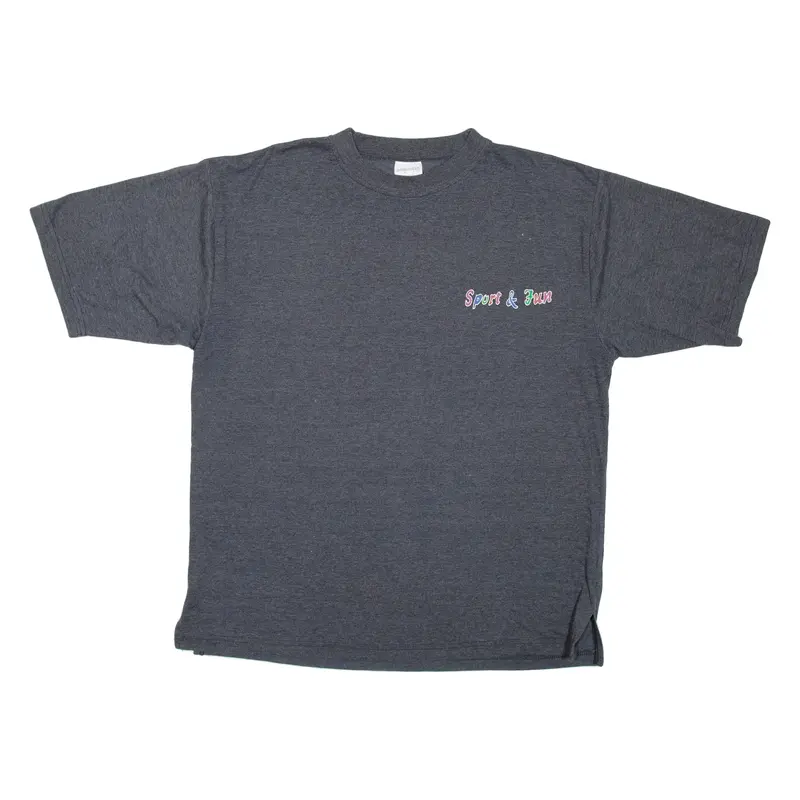 Sport & Fun Mens T-Shirt Grey 2XL