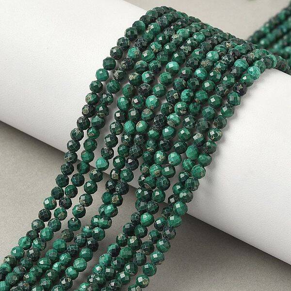 Natural Malachite Beads Strands