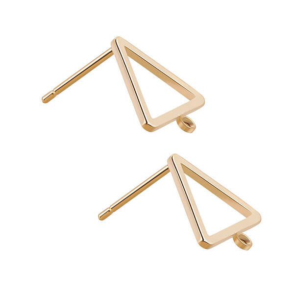 Brass Stud Earring Findings