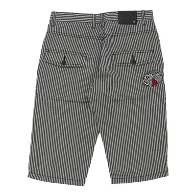 Costume National Striped Shorts - 30W 14L Black & White Cotton