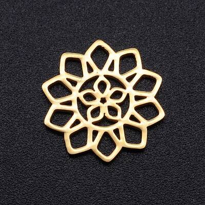 201 Stainless Steel Filigree Joiners Links