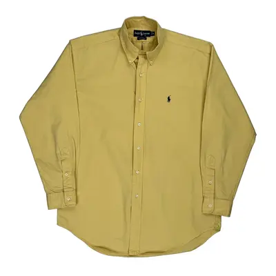 Ralph Lauren Shirt - Medium Yellow Cotton