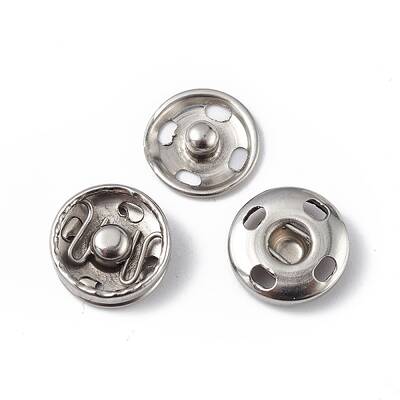 Non-Tarnish 202 Stainless Steel Snap Buttons