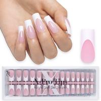 SXC Cosmetics X-Pro Tips - 150/160 Nail Tips ONLY, French Tip Press On Nails, 15/16 Sizes Ultra Fit, Nail Art DIY Press On Na...