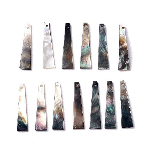 Natural Black Lip Shell Pendants