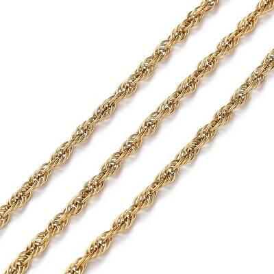 Ion Plating(IP) 304 Stainless Steel Rope Chains
