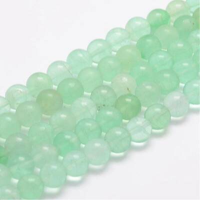 Natural Green Fluorite Bead Strands