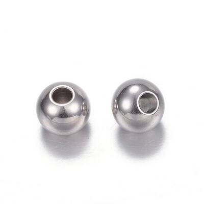 Tarnish Resistant 201 Stainless Steel Beads