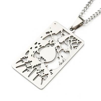 Non-Tarnish 304 Stainless Steel Pendant Necklaces