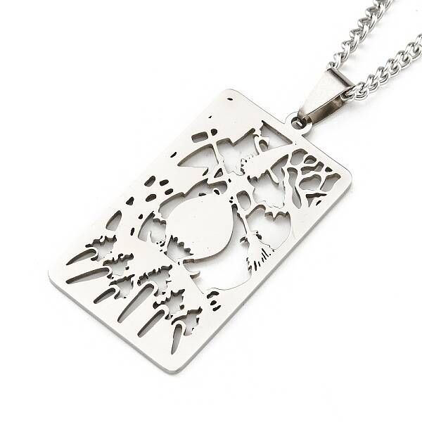 Non-Tarnish 304 Stainless Steel Pendant Necklaces