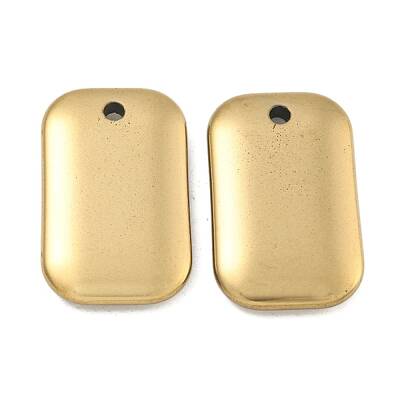 Electroplated Synthetic Non-Magnetic Hematite Pendants