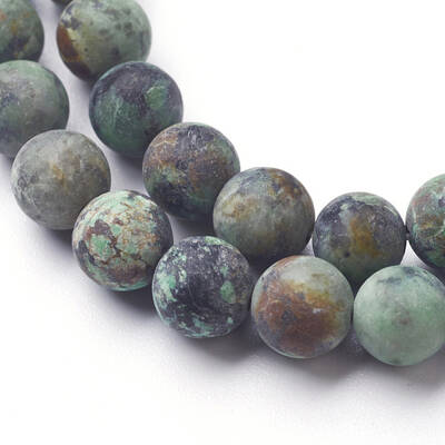 Natural African Turquoise(Jasper) Bead Strands