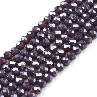 Electroplate Glass Beads Strands