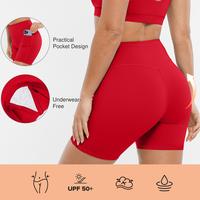 BRXL Women's 5 Inch Inseam Biker Shorts with Pockets High Waist Buttery Soft Yoga Athletic Gym Running Volleyball Spandex Sho...
