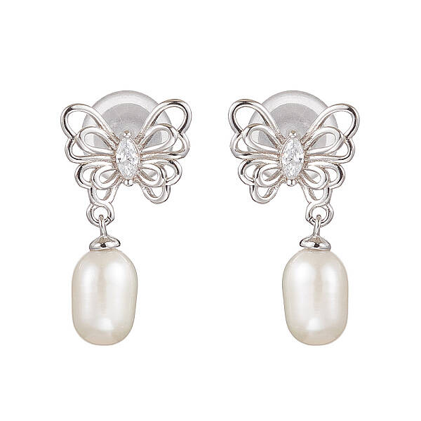 Natural Pearl Ear Studs
