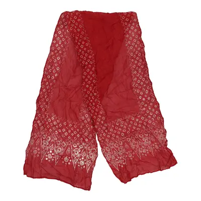 Unbranded Scarf - No Size Red Polyester