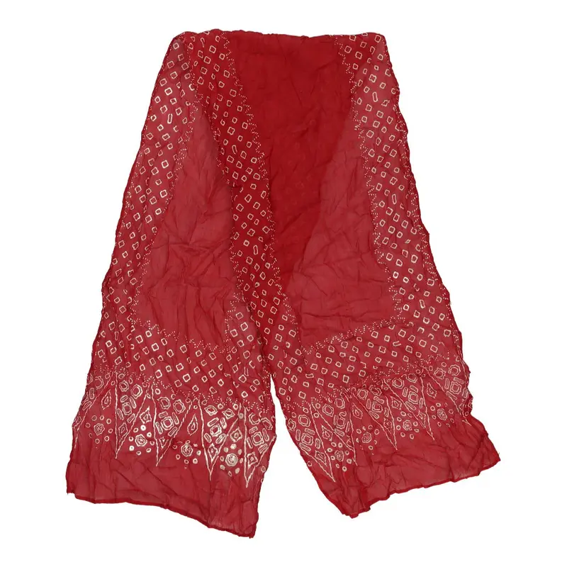 Unbranded Scarf - No Size Red Polyester