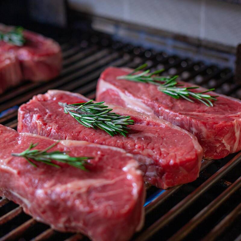 BlackboxMeats Beef Grass-Fed Striploin, 8oz
