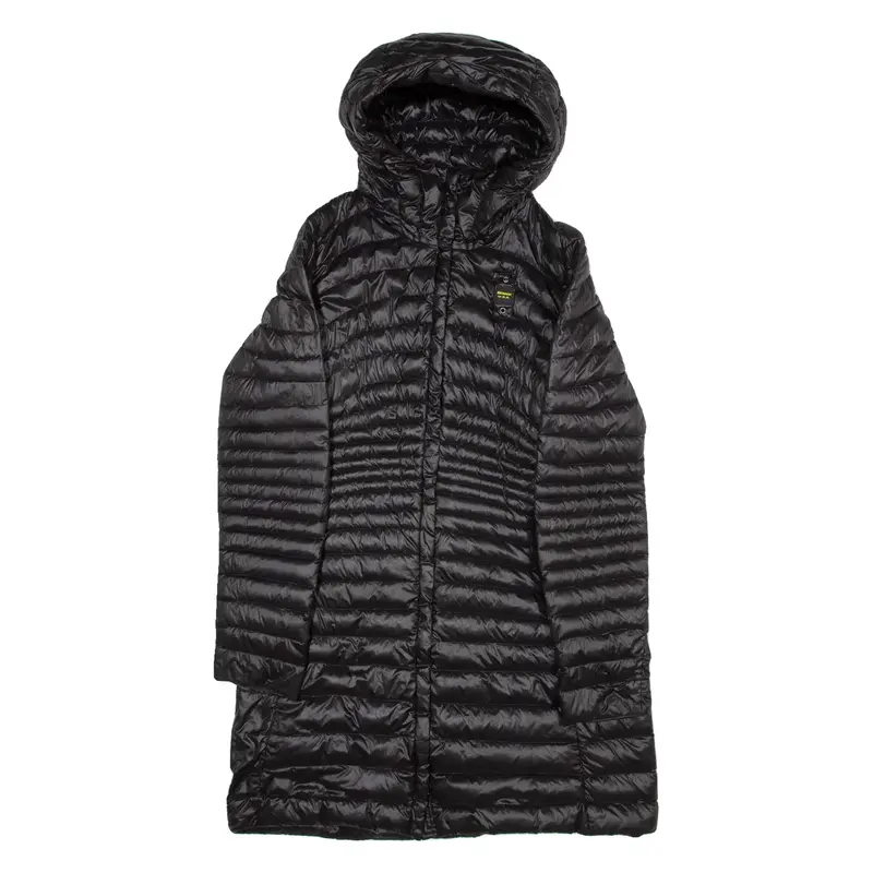 BLAUER Womens Puffer Jacket Black USA Hooded M