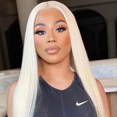 Blonde 613 Straight Wear Go Wig 7x5 Lace Closure 180% Density Color