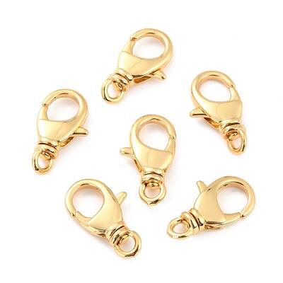 Brass Lobster Claw Clasps