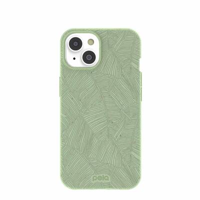 Sage Green Lushy Leaves iPhone 14/16e Case