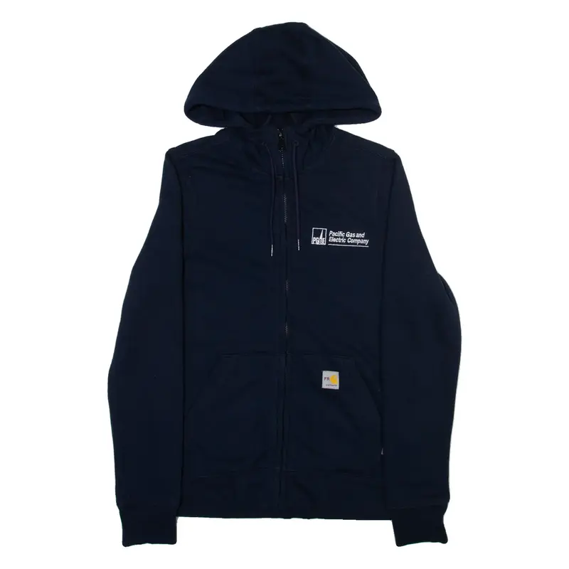 CARHARTT Womens Blue Hoodie Full Zip XS