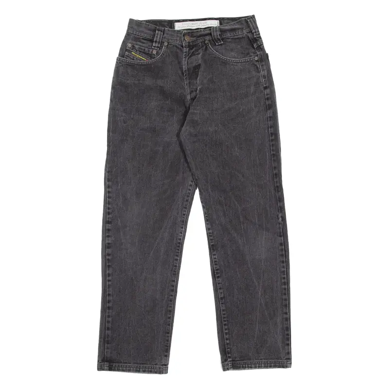 DIESEL Saddle Mens Jeans Grey Regular Straight W29 L28