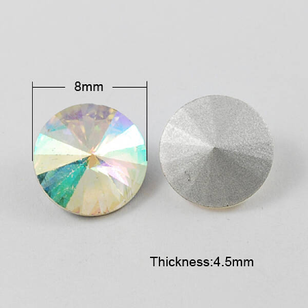 Glass Pointed Back Rhinestone