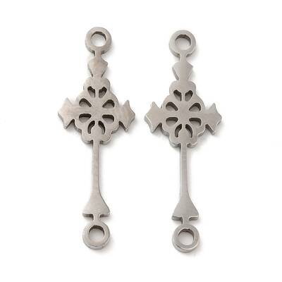 Non-Tarnish 201 Stainless Steel Connector Charms
