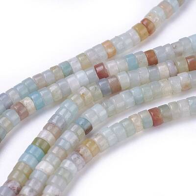 Natural Flower Amazonite Beads Strands