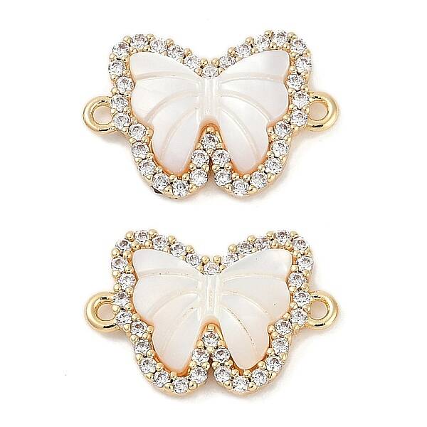 Brass Micro Pave Cubic Zirconia Pendants