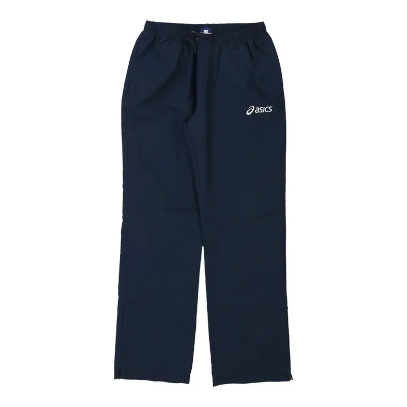 Age 16-18 Asics Spellout Tracksuit - Medium Navy Polyester