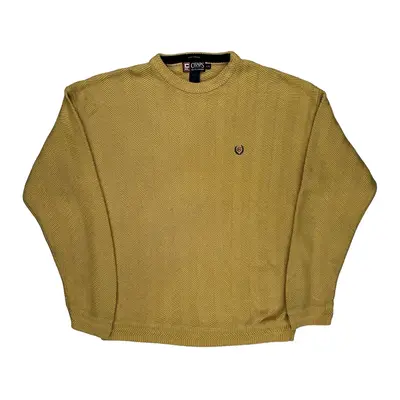 Chaps Ralph Lauren Jumper - Large Yellow Cotton