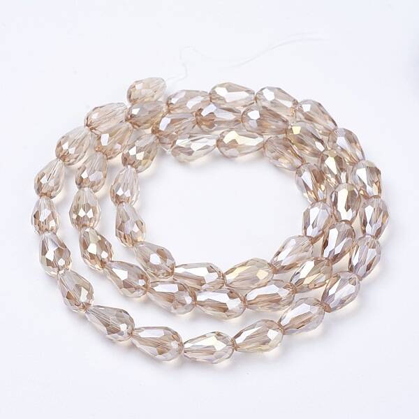 Electroplate Glass Beads Strands