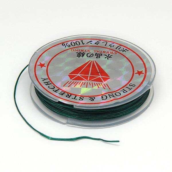 Flat Elastic Crystal String