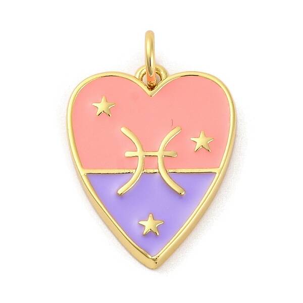 Brass Enamel Pendants