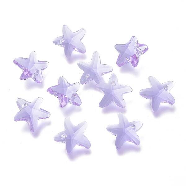 Faceted Glass Charms