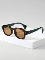 Unisex Vintage Sunglasses, Tinted Lens Glasses, Trendy Casual Sunglasses for Everyday Use, Fashion Accessories for Outdoor Ac...