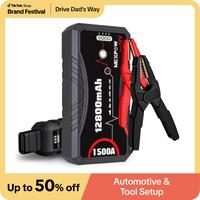 NEXPOW 1500A Car Jump Starter, 12V Auto Battery Booster for Up to 7.0L Gas & 5.5L Diesel Engines, Portable Lithium Pack with ...