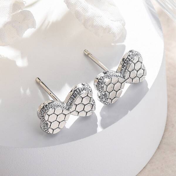 Brass Stud Earrings