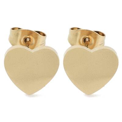PVD Vacuum Plating 304 Stainless Steel Stud Earrings for Women