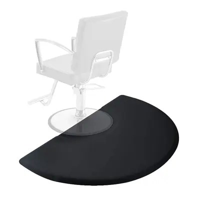 Garvee Anti-Fatigue Office Chair Mat – 3'x5' Semi-Circle Black – Comfort Standing Floor Protector for Hairstylists, Barbe...