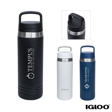 12 Custom Igloo 24 oz Vacuum Insulated Bottle - 30Hr Cold & BPA ...